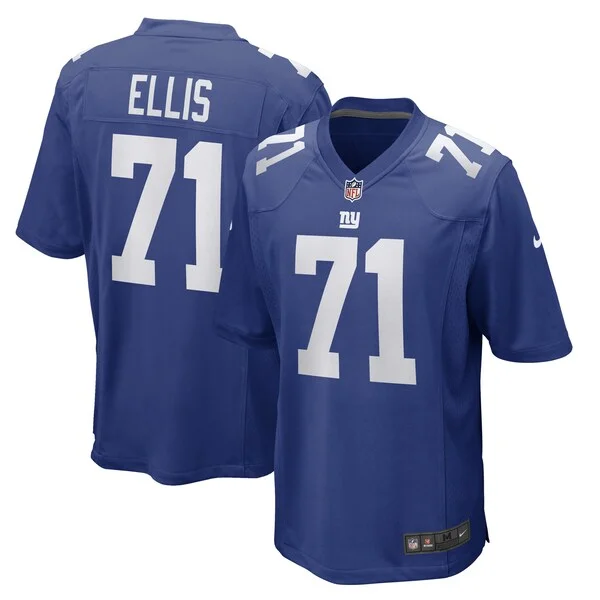 None Justin Ellis Game Jersey - Royal | NFL Player Jersey | NFL Footba