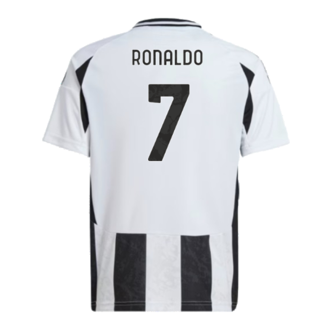 2024-2025 Juventus Home Durable Shirt (Kids) (Ronaldo 7)