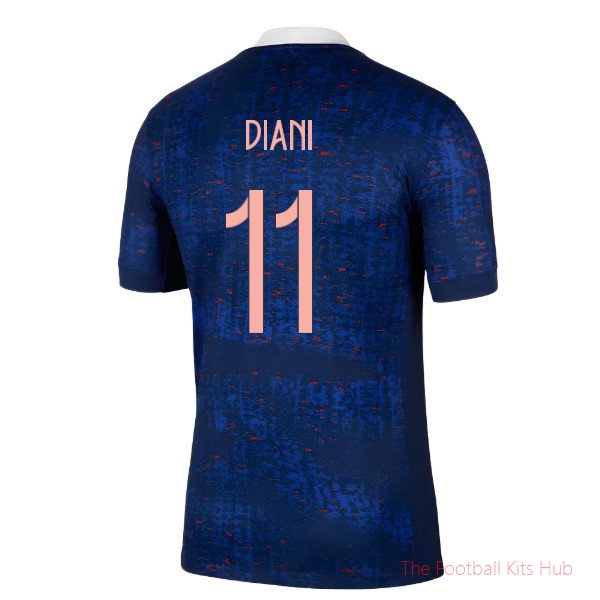 2025 France Womens Team Home Shirt (Unisex) (Diani 11)