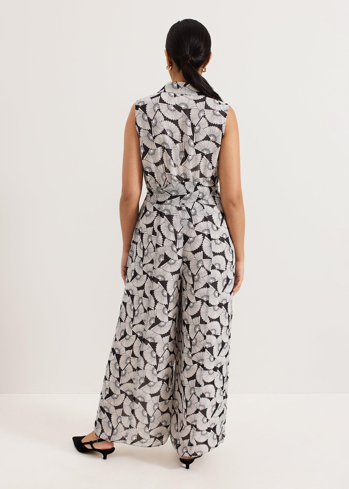 Petite Janine Shirt Wide Leg Jumpsuit