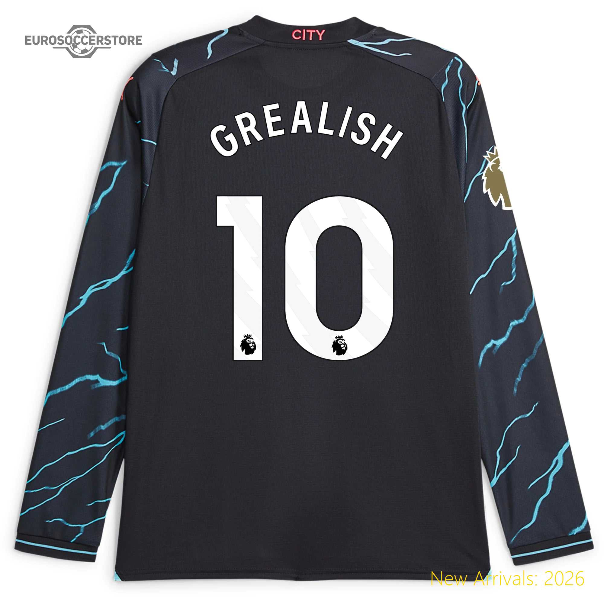 Sleek Design Club Approved Men Mci Team Third Authentic Jersey 2023