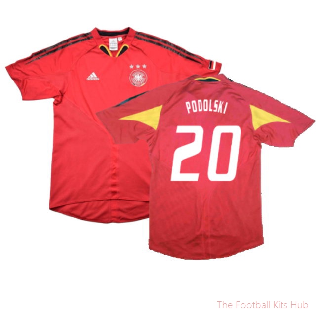 Germany 2004-06 Third Shirt (XL) (Very Good) (Podolski 20)