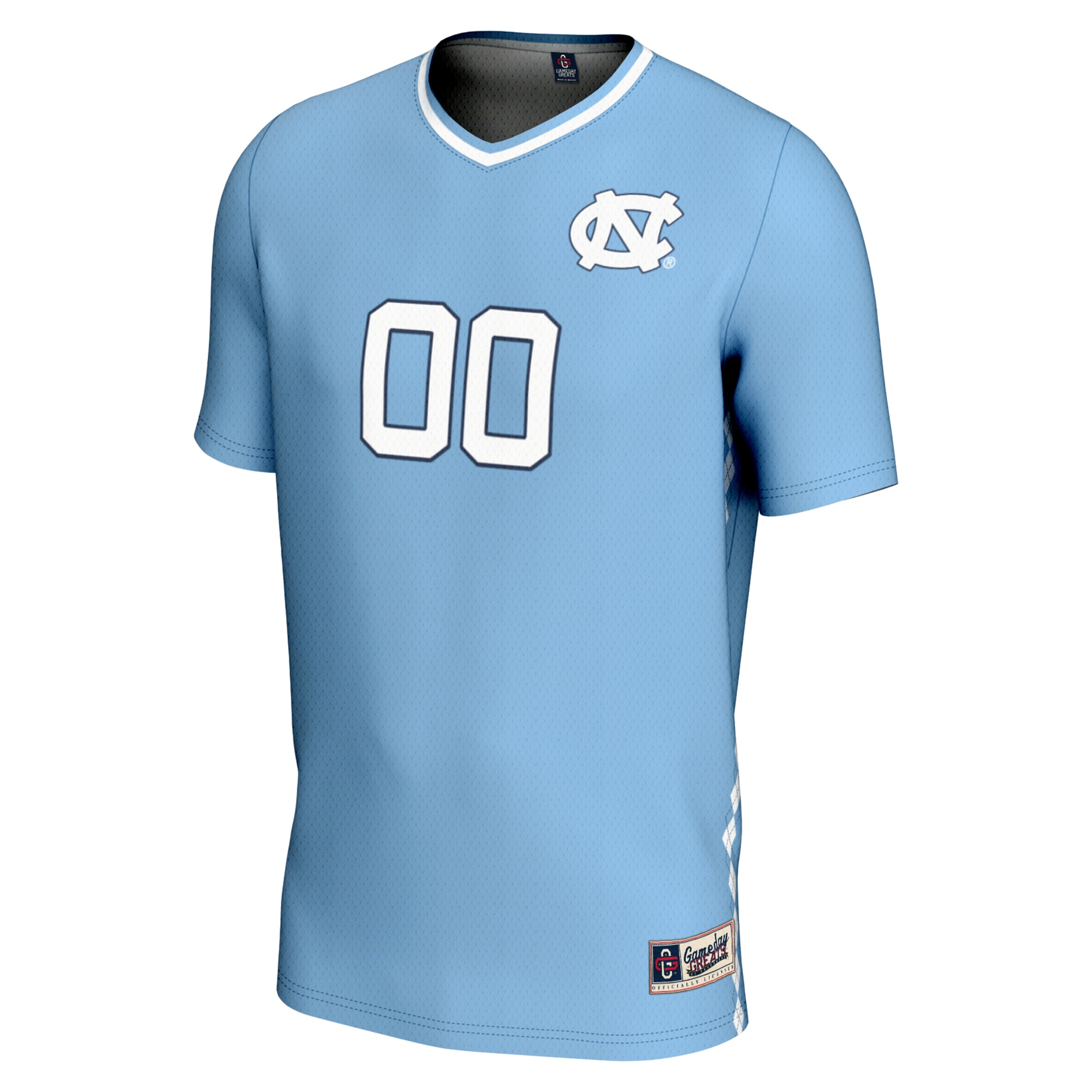 [DDG] North Carolina Tar Heels GameDay Greats Unisex NIL Pick-A-Player Lightweight Soccer Jersey - Carolina Blue