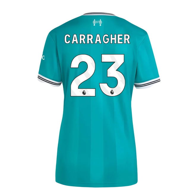 Carragher 23 New Liverpool Third Football Shirt 2025-2026 (Womens)