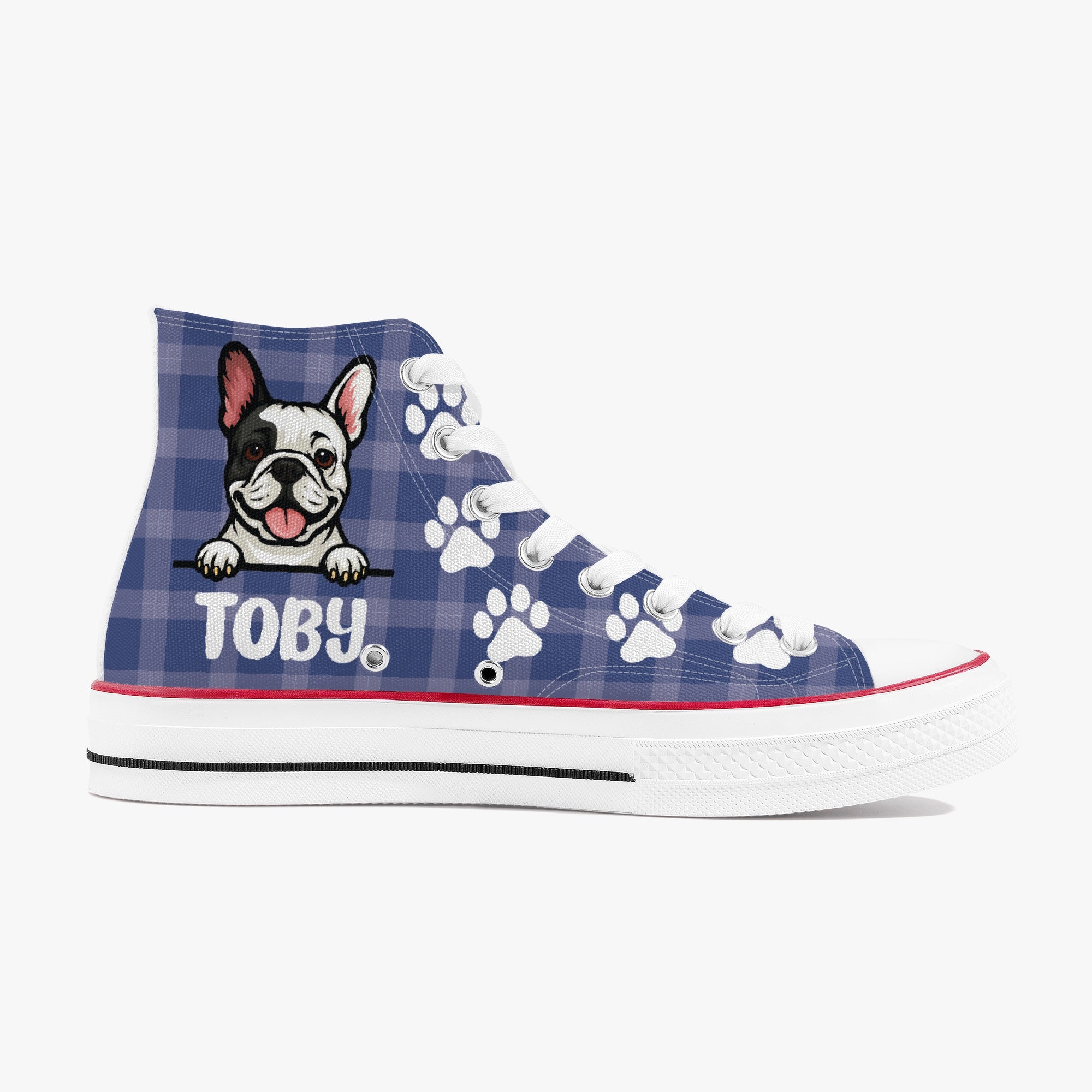 - Comfy Personalized High-top Canvas Shoes Everyday Use | Unique Design