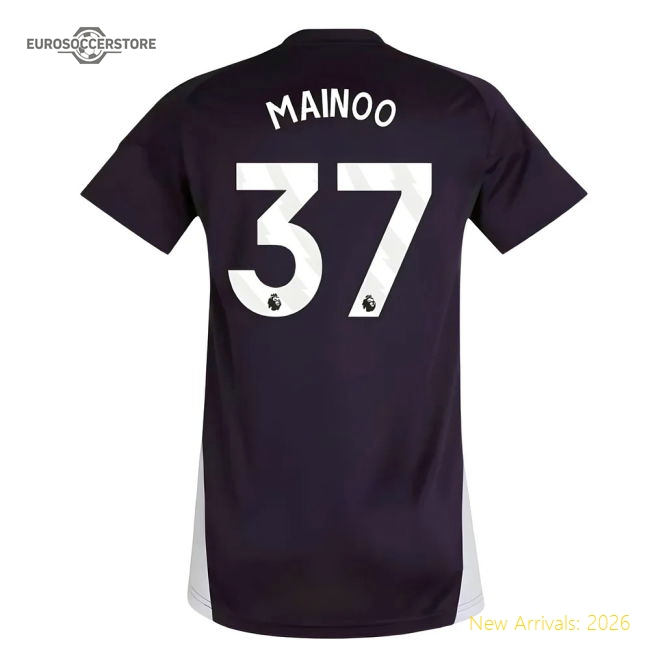 Man Utd Mainoo Stylish Womens Jersey Smart Fabric Smooth