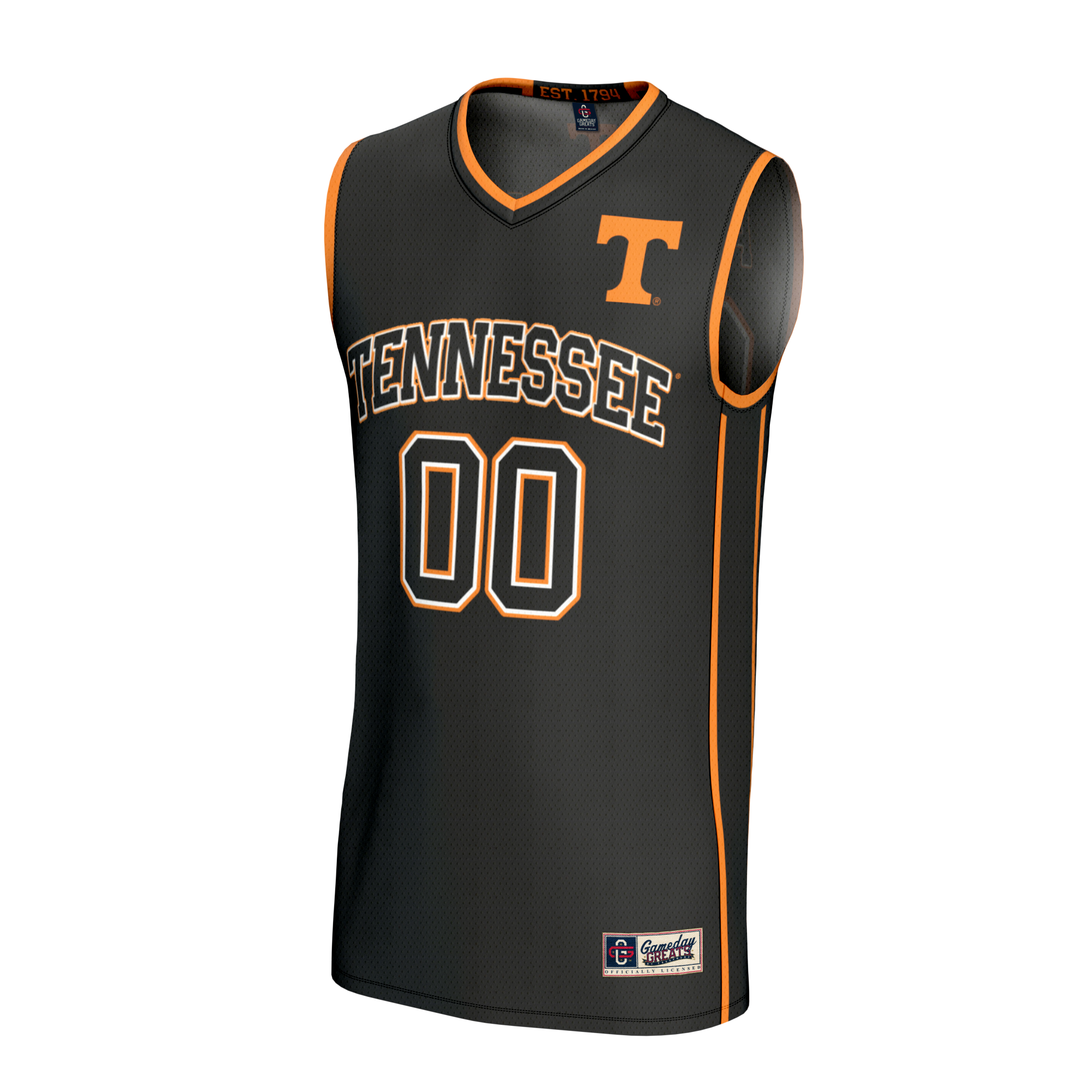 [NJP] Tennessee Volunteers GameDay Greats Youth Lightweight Collegiate Men's Basketball NIL Pick-A-Player Fashion Jersey - Black