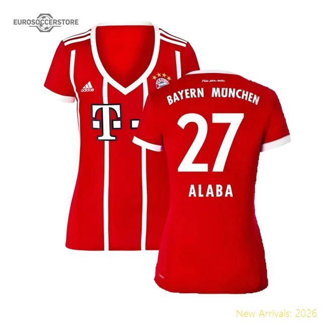 Professional-Grade Bayern Munich 2017-18 Womens Home Shirt (Xl) ((Excellent) Xl) (Alaba