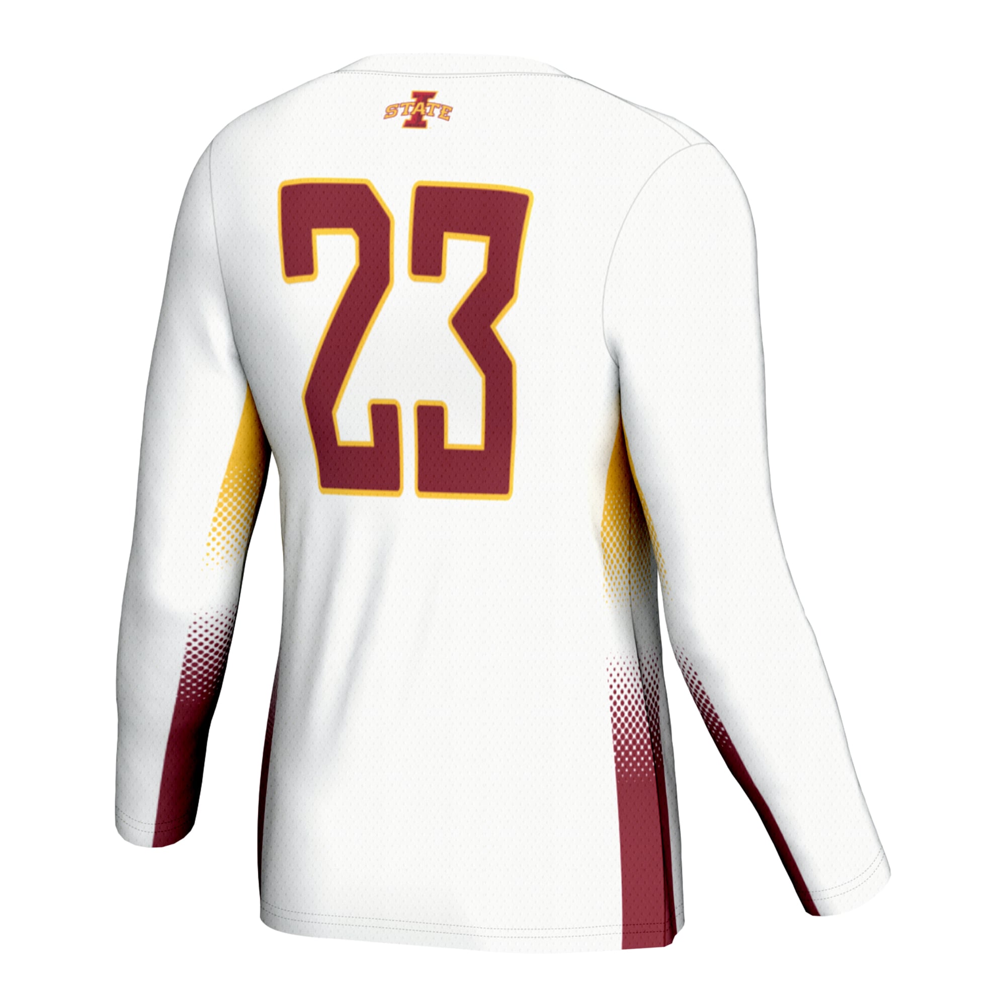 #23 Iowa State Cyclones GameDay Greats Youth Lightweight Women's Volleyball Jersey - White