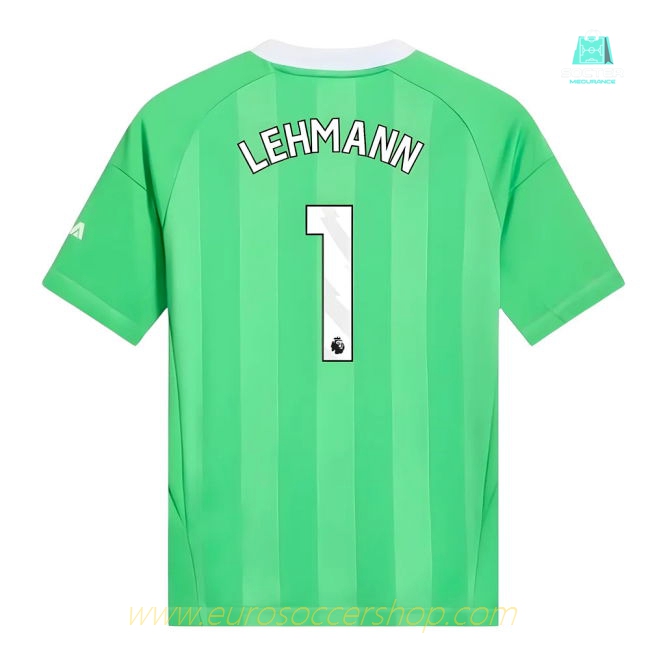 2025-2026 Arsenal Third Goalkeeper Shirt (Green) - Kids (Lehmann 1)