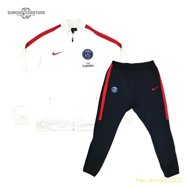 Psg 2015-16 Nike Tracksuit Top And Bottoms (L) (Very Good)