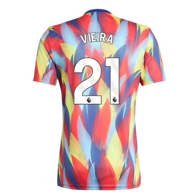 2025-2026 Arsenal Pre-Match Shirt (Victory Blue) (Vieira 21)