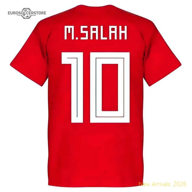 Luxury Pharaohs Mohammed Salah Team T-shirt - Red - Premium Collection