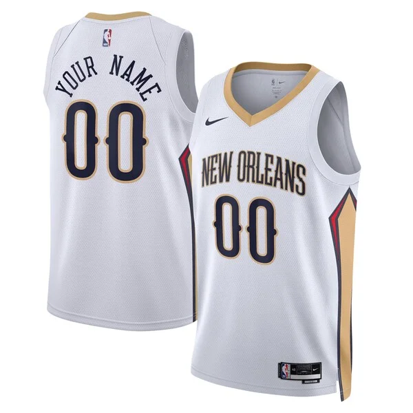 New Orleans NOP Swingman Jersey - official fashionable - White