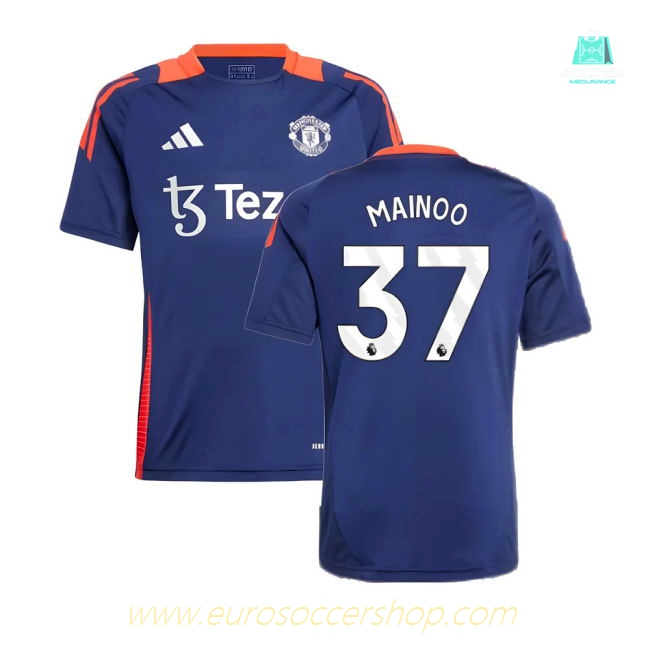 2024-2025 Man Utd Training Jersey (Night Indigo) - Kids (Mainoo 37)